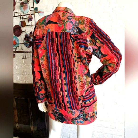 CACHE | TAPESTRY JACKET/SWEATER Combo - Picture 3 of 6